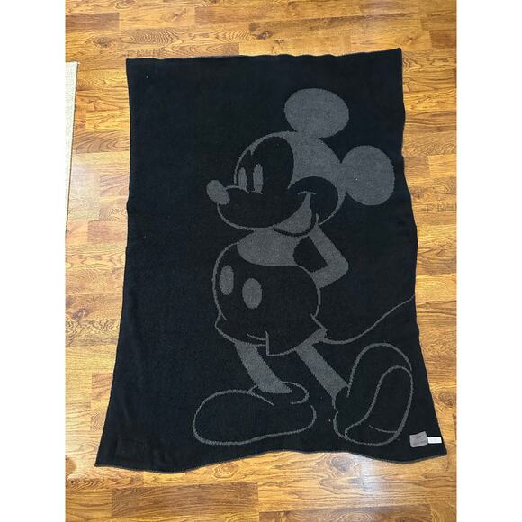 Barefoot Dreams Disney Classic Cozy Vintage Inspired Blanket Black/Gray 45x60 - Picture 2 of 7